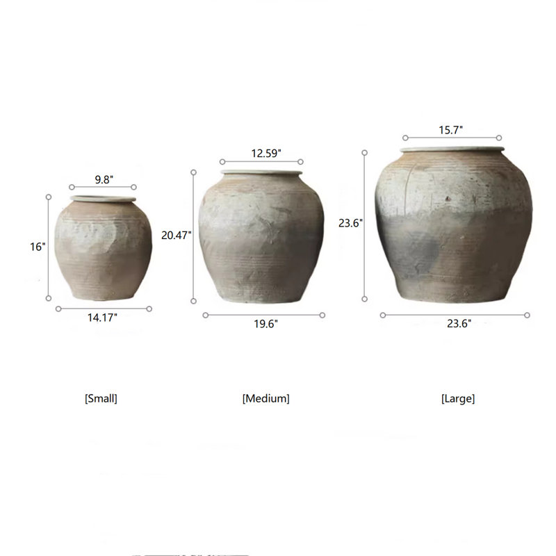 Jontaye Pot Planter, 16'' H x 14.17'' W x 14.17'' D