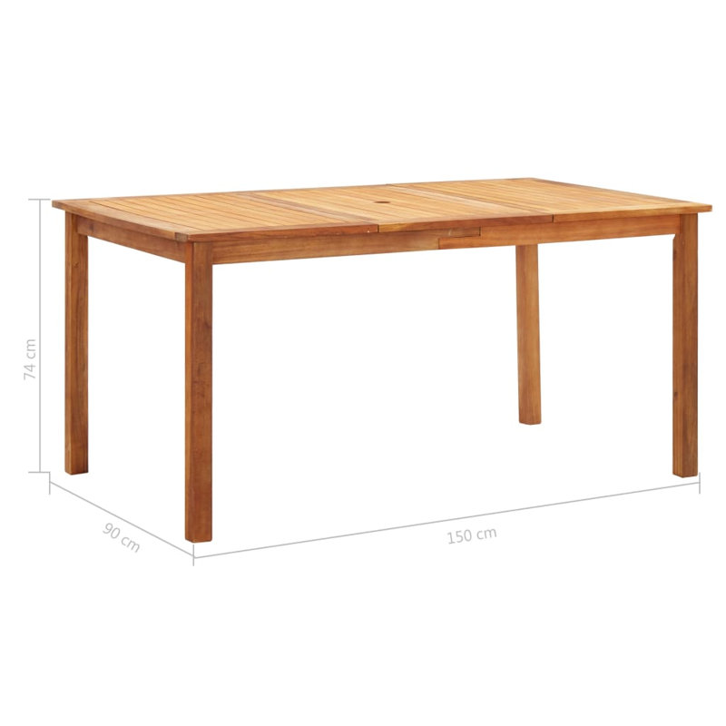 Yonce Rectangular Dining Set with Cushions, 6