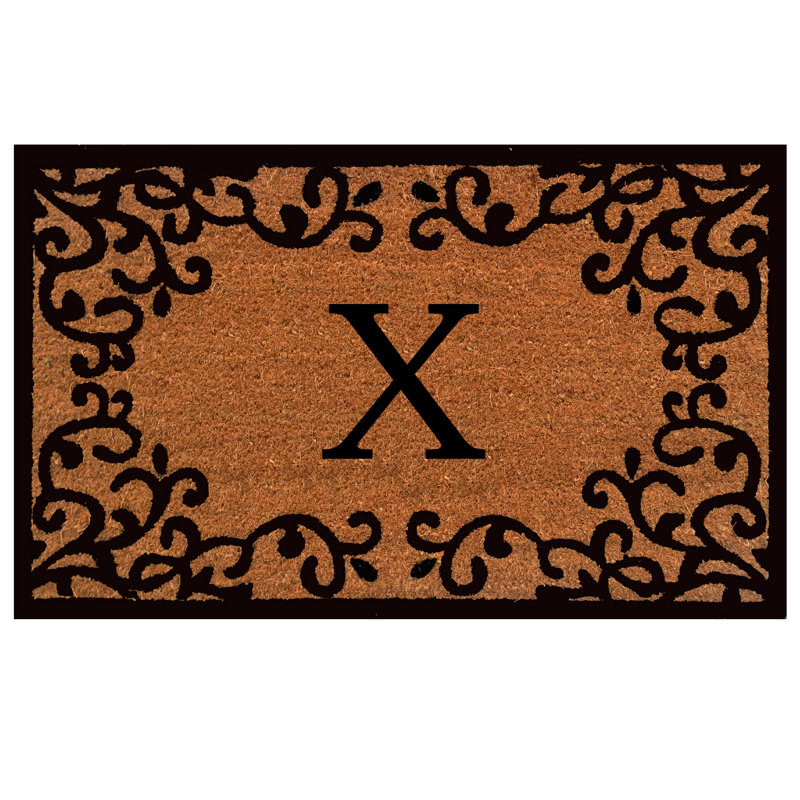 Salguero Non-Slip Outdoor Doormat, X, Rectangle 17" x 29"