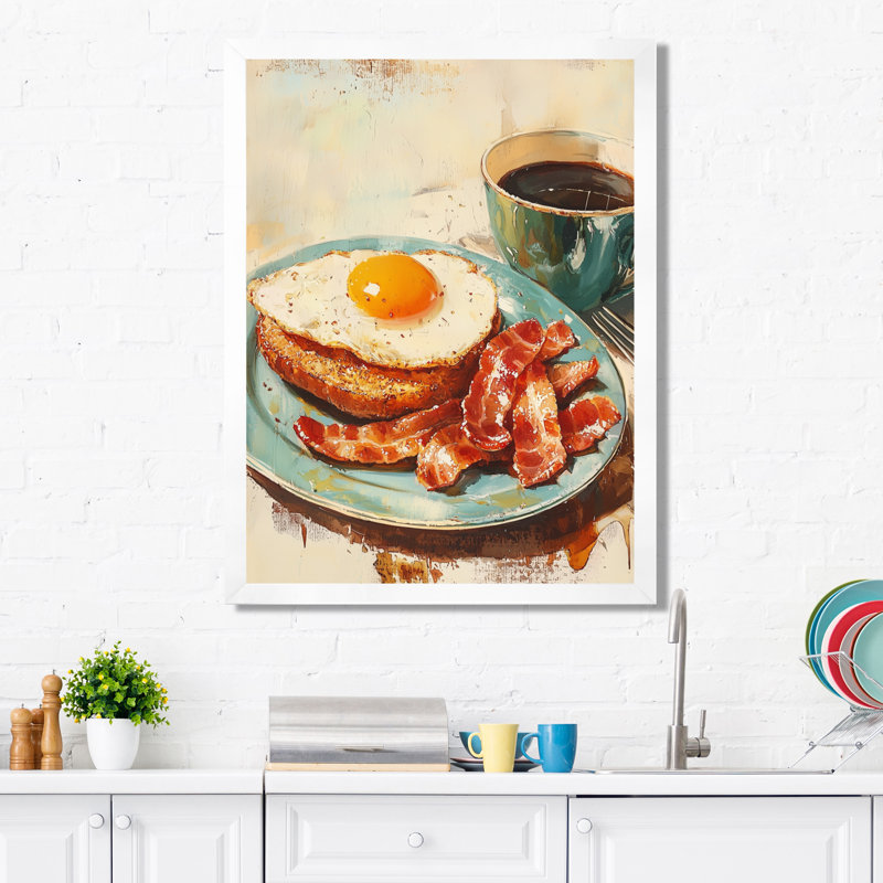 Hendon - Food & Beverage Wall Art Prints, H 20 po x l 12 po, Reproduction encadrée d'une seule photo, Blanc