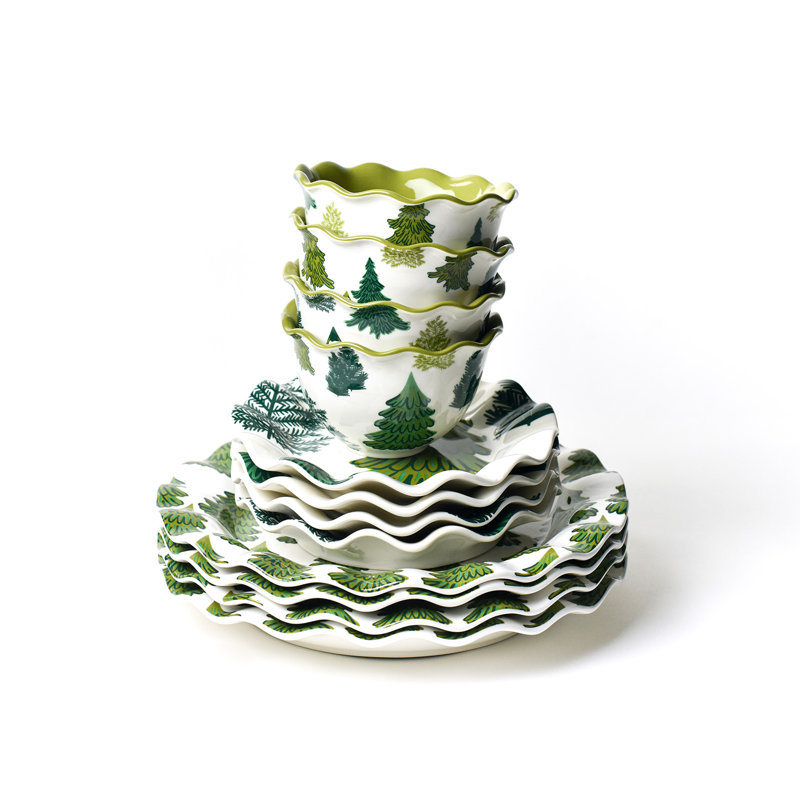 Fir Forest Dinnerware 12 Piece Set