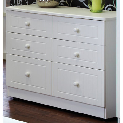 Fully Assembled Saxena 6 Drawer 112Cm W Chest