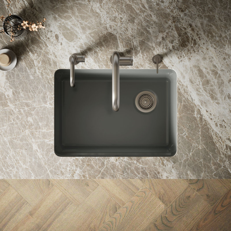 Riverby® 27"L x 22"W Kitchen Sink, Thunder Gray