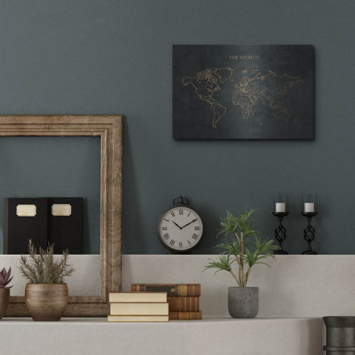 'The World' by Svetlana Aleynikova Metal Wall Art