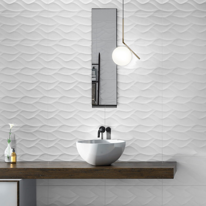 More 10" x 16" Ceramic Subway Wall Tile