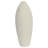 Coastal Oval Ceramic Table Vase with Nautilus Accent for Home Decor - Artistic Tall Flower Vase for Living Room or Dining Table Display - Ivory & Tan-1104282011
