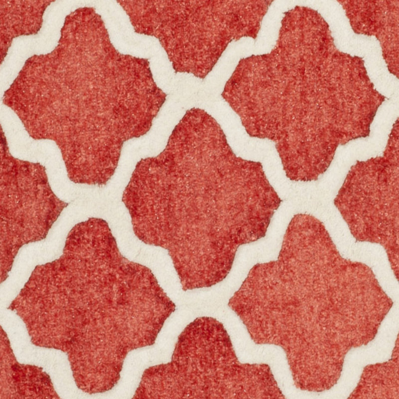Precious Hand Tufted Performance Geometric Rug, Round 6'