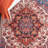 Chesnut Oriental Power Loom Ivory/Red Area Rug-1603547619