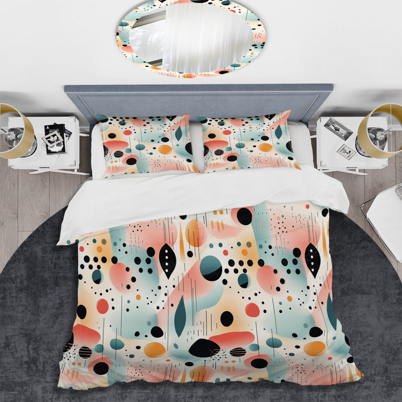 Ensemble de housse de couette Soft Color, Housse de couette pour très grand lit et 2 très
