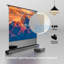 Écran de projection de plancher électrique 120 po, écran de projection ultra court ALR avec commande vocale intelligente
