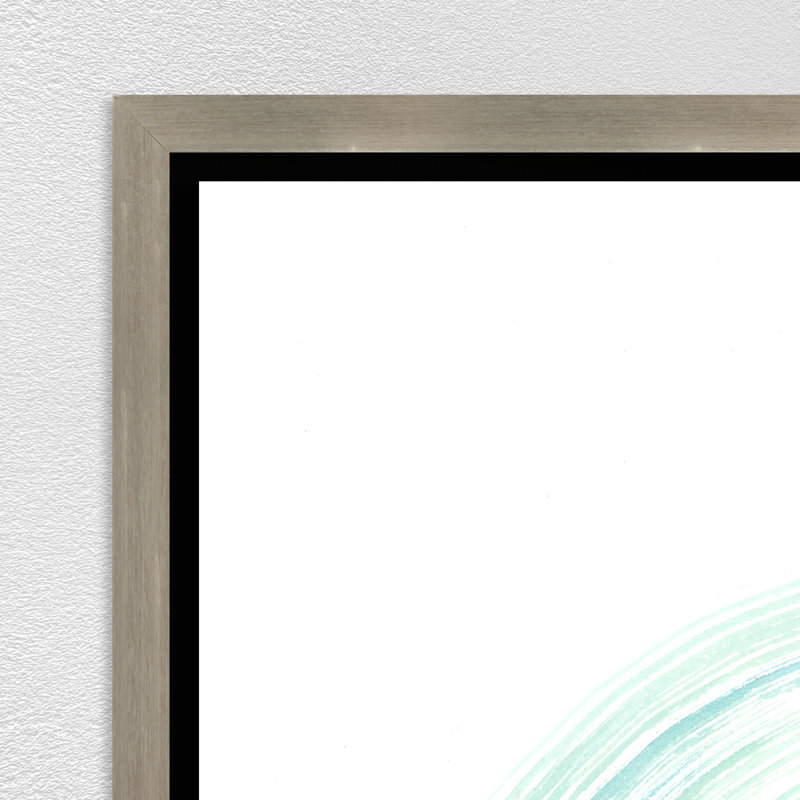 Wave Green I Painting by Elena Carlie, 45.75" H x 31.75" W, Image Brush Gel