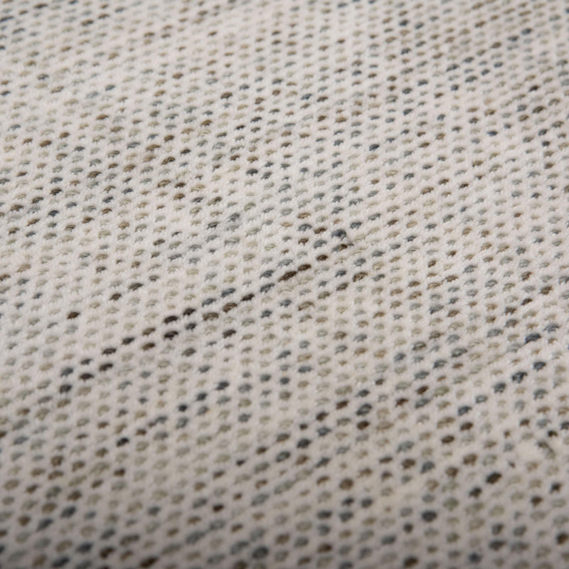 Tapis en laine tissé à la main, Rectangle 5 pi x 7 pi 9 po