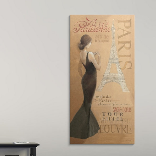 « i », reproduction d’impression» albena hristova, Ladies of Paris, H 24 po x l 12 po x P 1,5 po, Toile