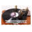 American-Style Retro Rubberwood Vinyl Bluetooth Record Player