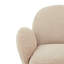 Fauteuil d'appoint pivotant rembourré-395453399