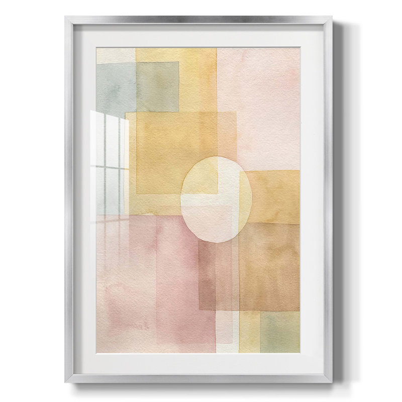 Glow & Peep II - impression encadrée, H 25,5 po x l 17,5 po, Argent argent