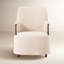 Brently Linen Armchair-116620056