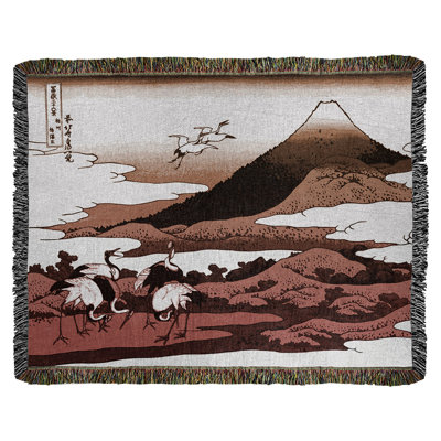 Jeté en coton pour grues japonaises lourdes