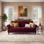Mifflinville 3-Seater Velvety Sofa-63874987-124238100