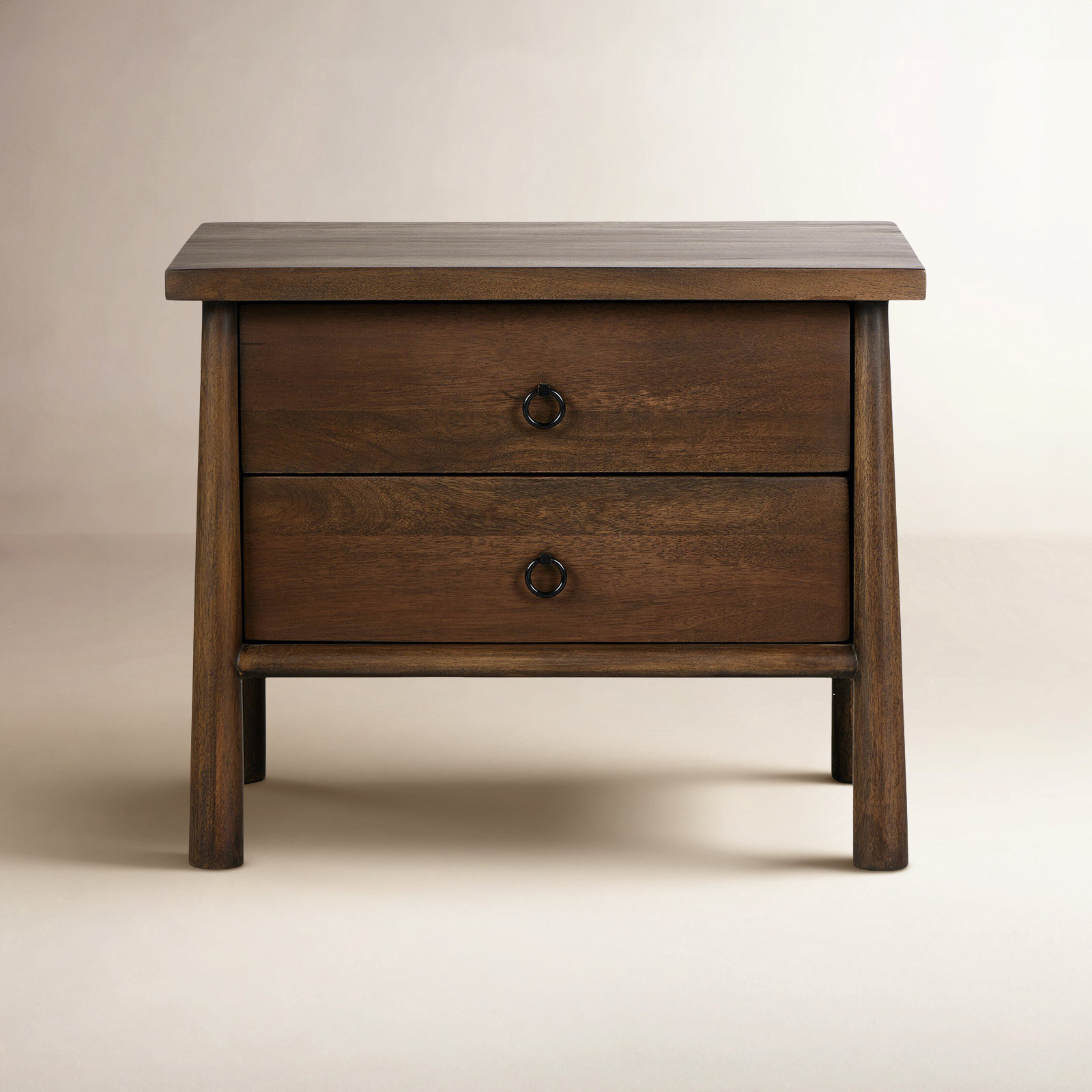 Anderle 2 - Drawer Nightstand, Brown