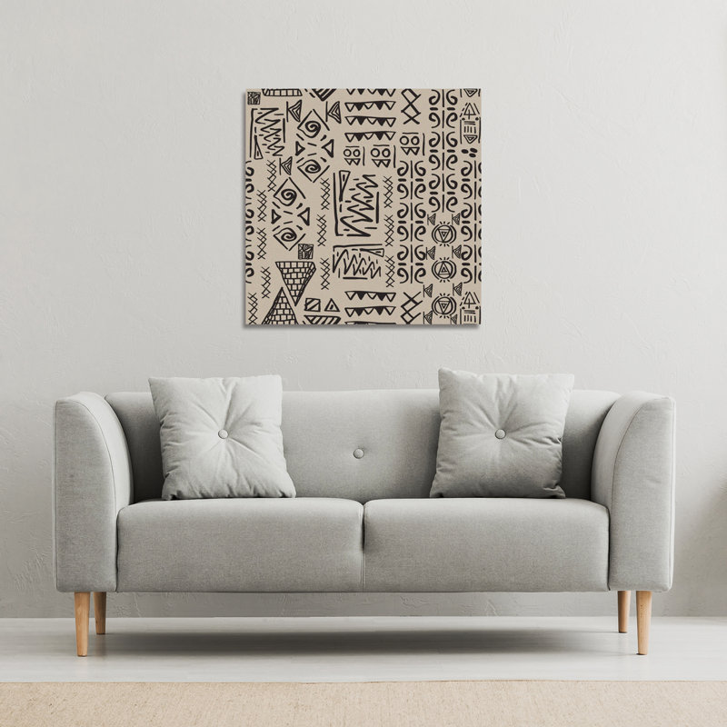 No Title by Andrew Lee - Wrapped Canvas Print, 77cm H x 77cm W x 4cm D