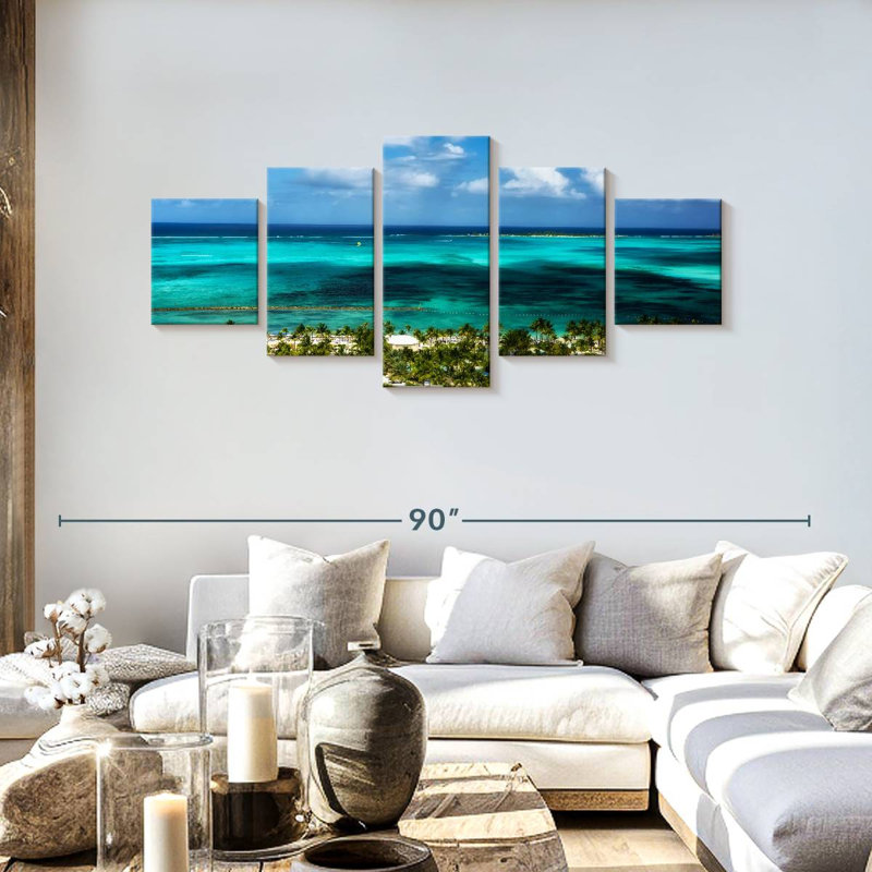 Avonna aux Bahamas, H 30 po x l 68 po