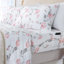 100% Cotton Flannel Floral Sheet Set-862476887-872585872