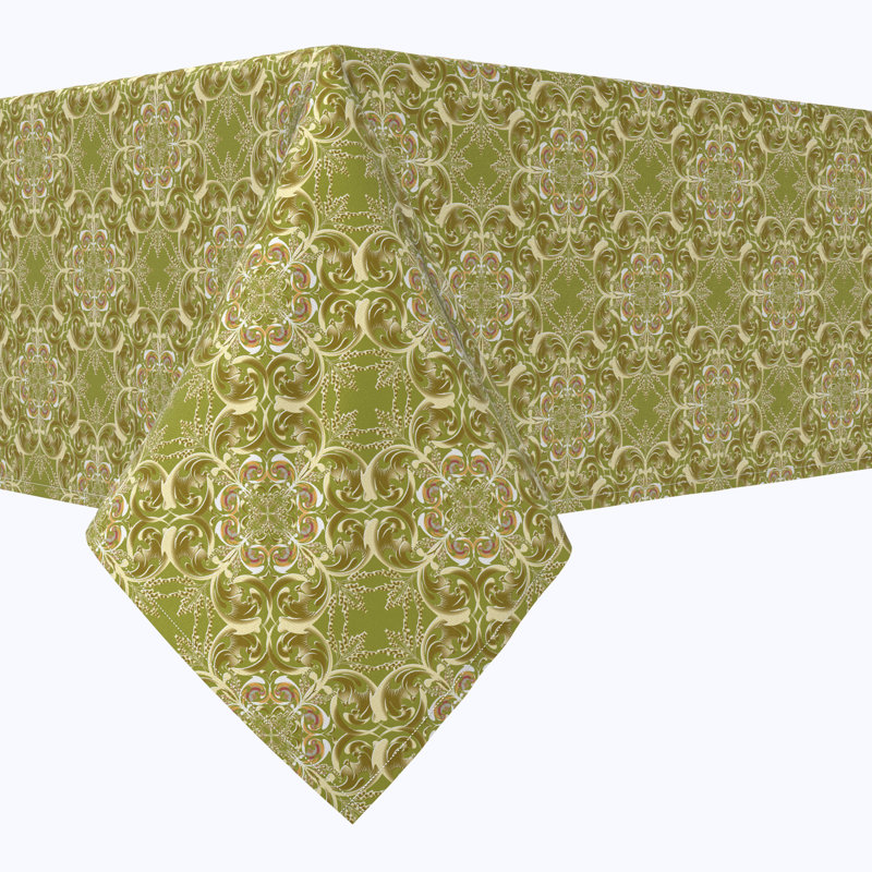 Floral 149 Cotton Tablecloths Geometric, 84" x 60"