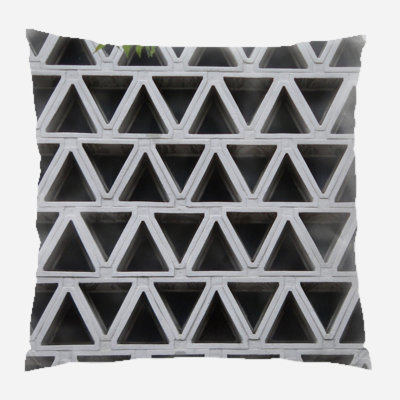Geometric Pattern Throw Pillow