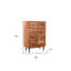 Commode 8 tiroirs Jannette