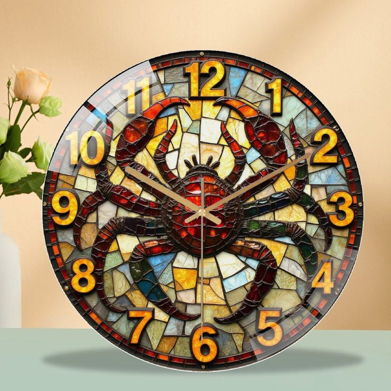 Horloge murale Crab