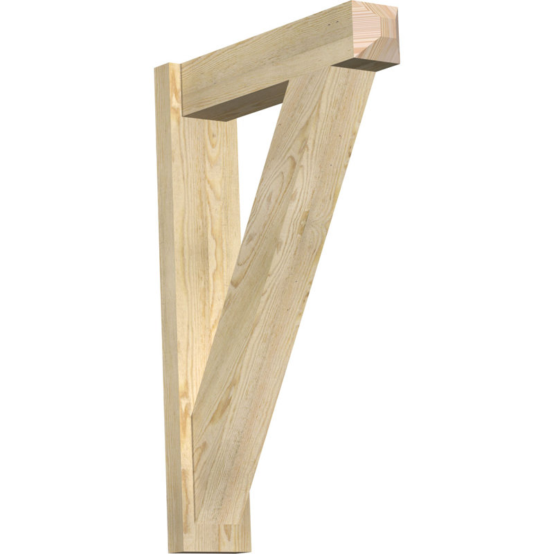 Artisan traditionnel en bois rustique, P 24 po x H 36 po, Sapin Douglas de 6 po (sciage brut)