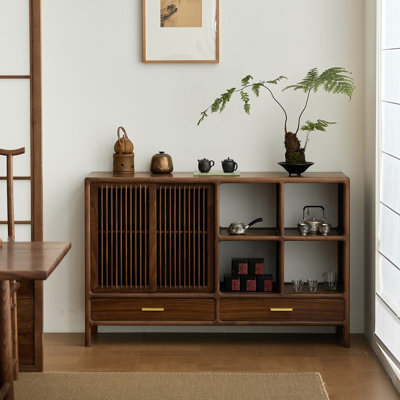 Retro simple and light luxury sideboard