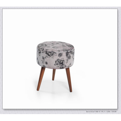 Repose-pieds Flora 107 gris ivoire