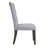Deemah Tufted Fabric Upholstered Dining Chair in Gray