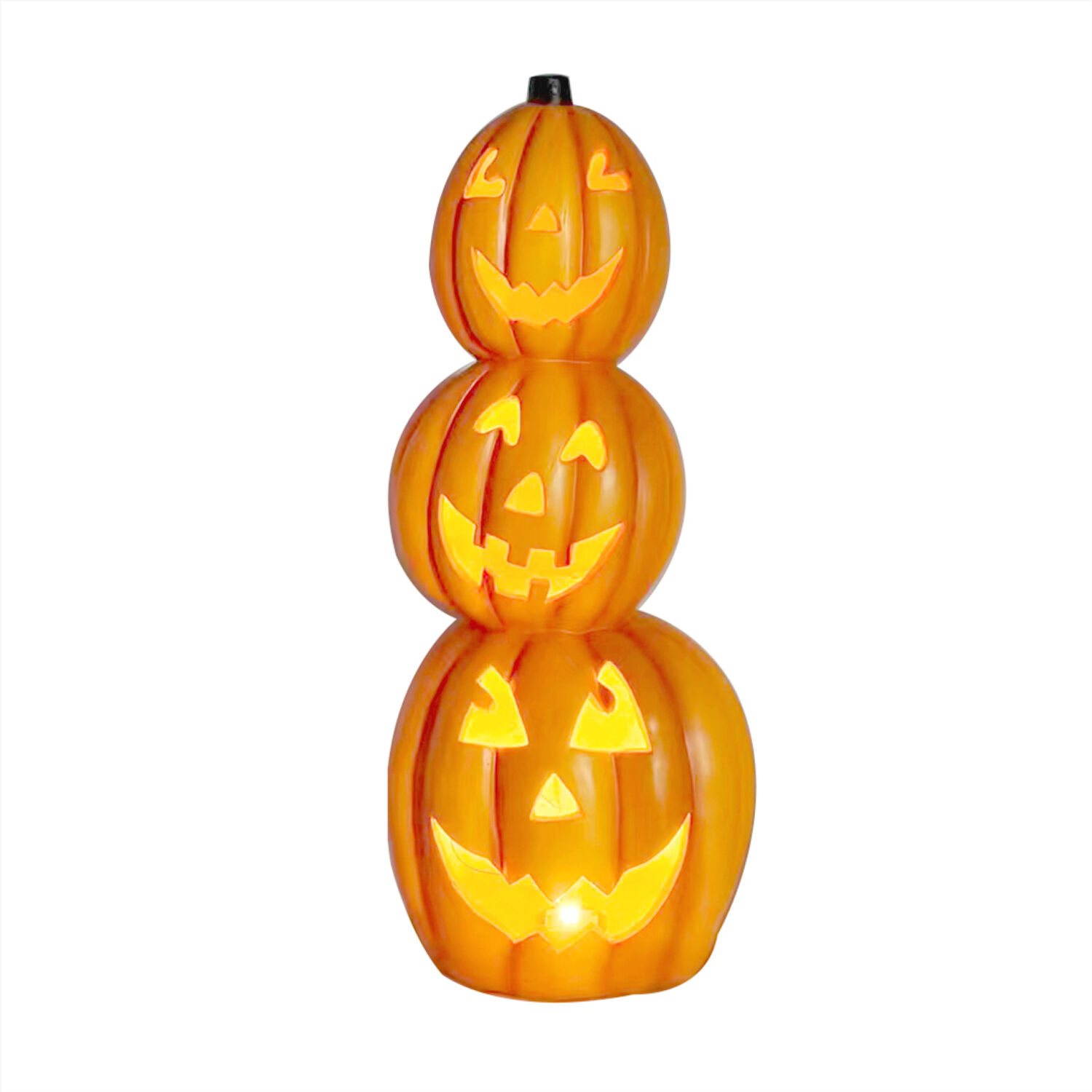 Haunted Hill Farm Cornfield and Pumpkin Patch Haunted Hill Farm 36-in. Jack-o-Lantern Stack Statue LED Lights, 3 Pumpkins Indoor/Outdoor Display & Reviews | Wayfair