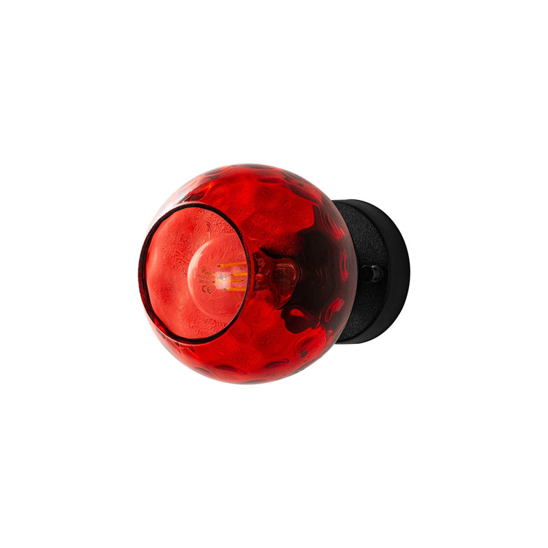 Luisant, Noir / Rouge