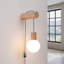 Wall lamp NIMBI E27 with a switch-1117491607