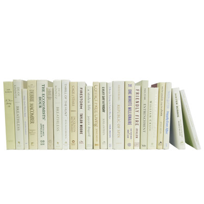 Livres décoratifs - Livres crème au beurre - Livres crème au pied