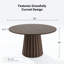 Table de salle à manger en bois massif-81690162-81690161