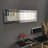 Modern Silver Wall Mirror, 47.2 x 15.7 x 0.9 inches | 100% MDF, Adjustable for Horizontal & Vertical Display | Elegant Solid Color Design, Perfect for Home Decor and Entryways, Stylish and Functional-1067936428