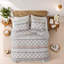 Ensembles de literie en coton pour lits King et Cal King, couette moderne réversible