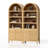 Bookcase Storage Display Cabinet With 3 Drawers And Shelves