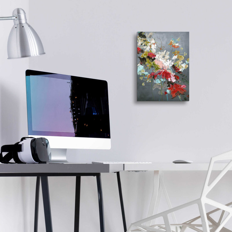 «Abstract Floral 2» par Design Fabrikken - impression sans cadre, L 12 po x H 16 po