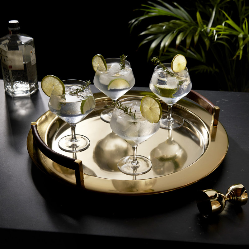Raye Angled Crystal Gin & Tonic Glasses