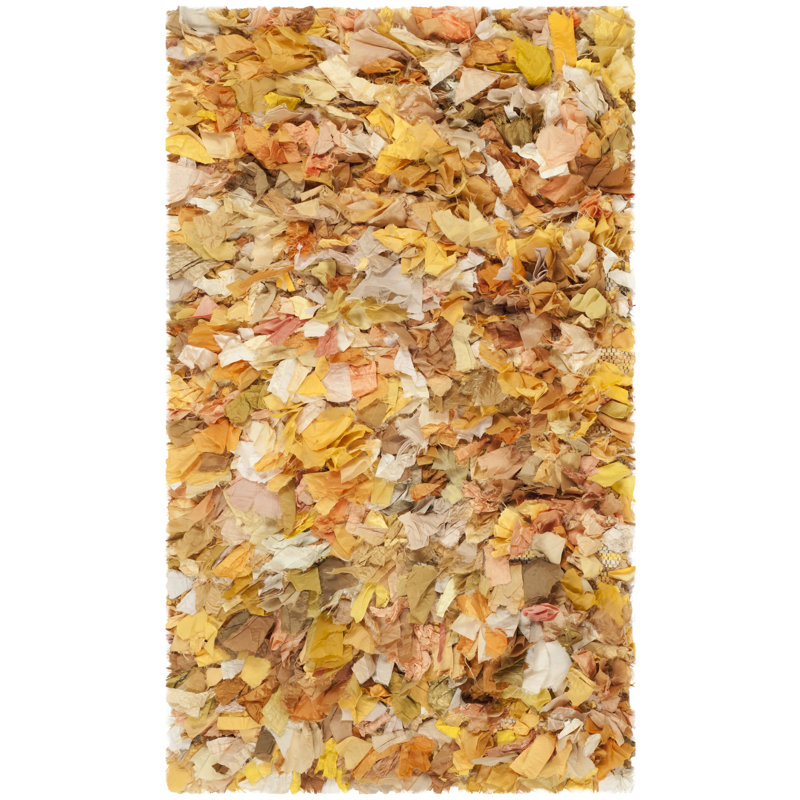 Godsey Shag Hand Woven Performance Rug, Rectangle 2'6" x 4'