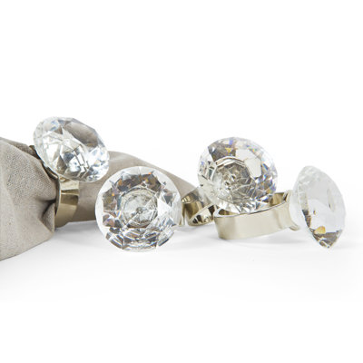 Bling Diamond Metal Napkin Ring