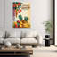 «Queensland Tropical Fruit and Flowers Colorful Retro Vibrant Fruit Summer», art mural-248310875