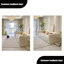Coussin modulaire 110,24 "blanc 100% polyester
