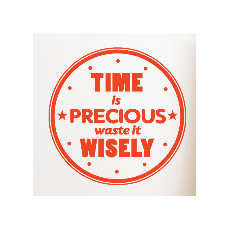 Non-Wall Damaging Wall Decal, Orange